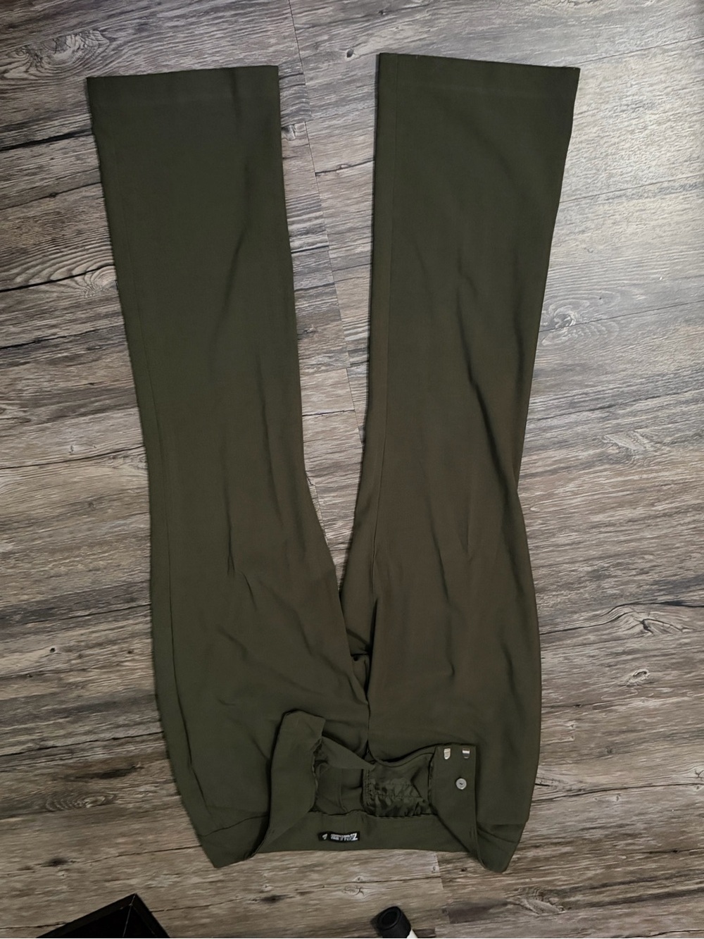 New York & Company Olive, Brown & Royal Blue Dress Trousers Trio - Picture 4 of 4